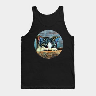 Cheerful floppy cat Tank Top